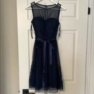 Elegant Navy Blue Dress